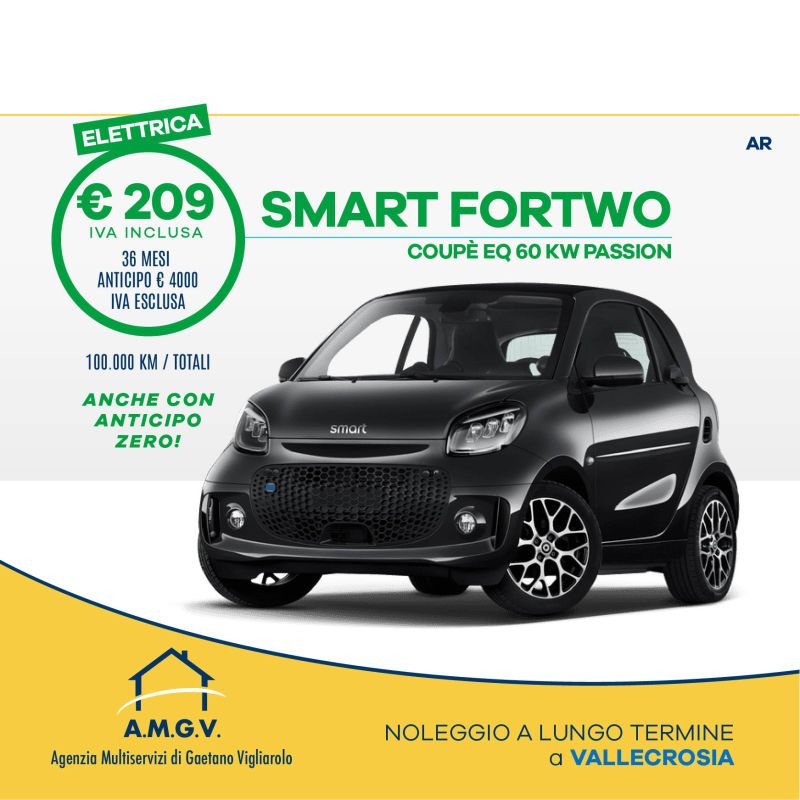 noleggio a lungo termine Smart bordighera
